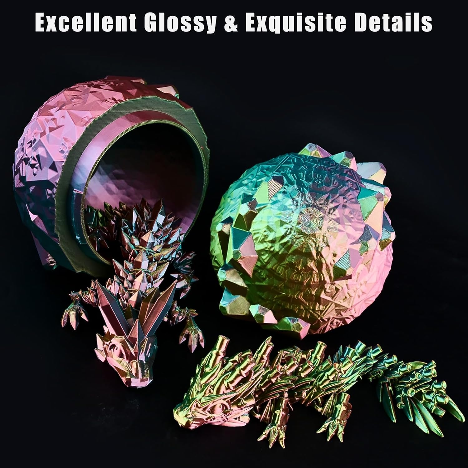 OVV3D PLA Filament 1.75mm Tri-Colors, 3D Printer Filament Silk PLA Filament, Rainbow PLA Filament with Silk PLA Sky Blue, Pink and Yellow, 3D Printing Filament +/-0.02mm, 1kg/2.2lbs - Image 3