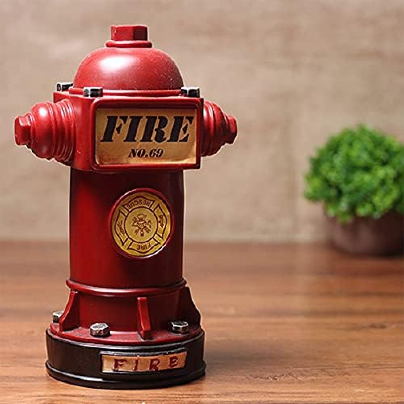 American Industrial Style Retro LOFT Feuerhydrant Home Kreative Requisiten Bar Dekorationen Display Merchandise Ornamente,Rot