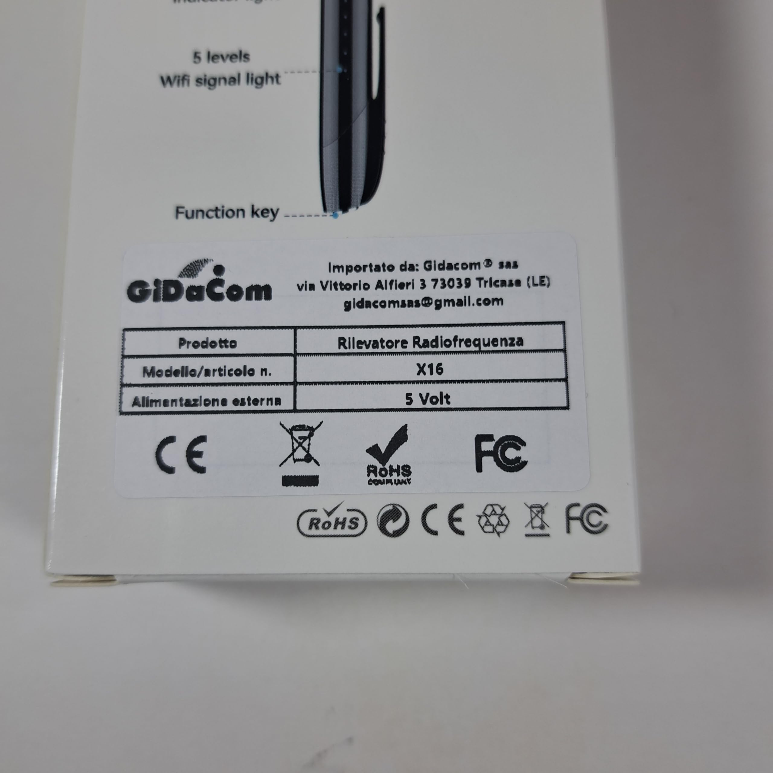 Penna Rilevatore di microspie, ti avvisa se sei spiato in casa, macchina, ufficio, rilevatore GPS e telecamere wireless, monitorizza il cellulare, in caso di sospetto si attiva ed emette un allarme