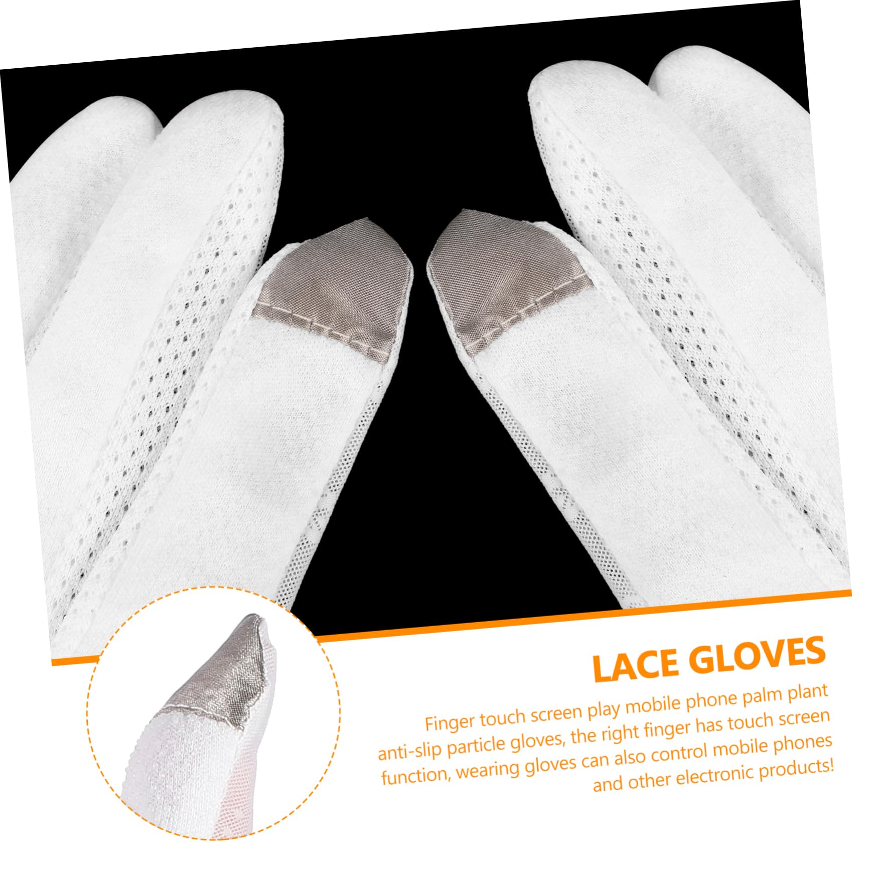 FOMIYES Women's Fashion Gloves Lace Touch Screen Gloves Sun Protection for Driving Sports and Special Events