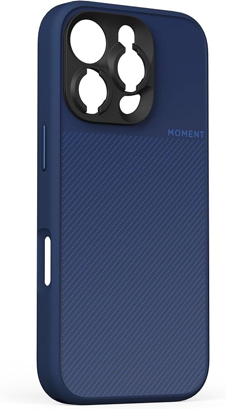 Moment Camera Case for iPhone 16 (All Models) – MagSafe Compatible, Attach QuickLock Filters & T-Series Lenses [Indigo, iPhone 16 Pro]