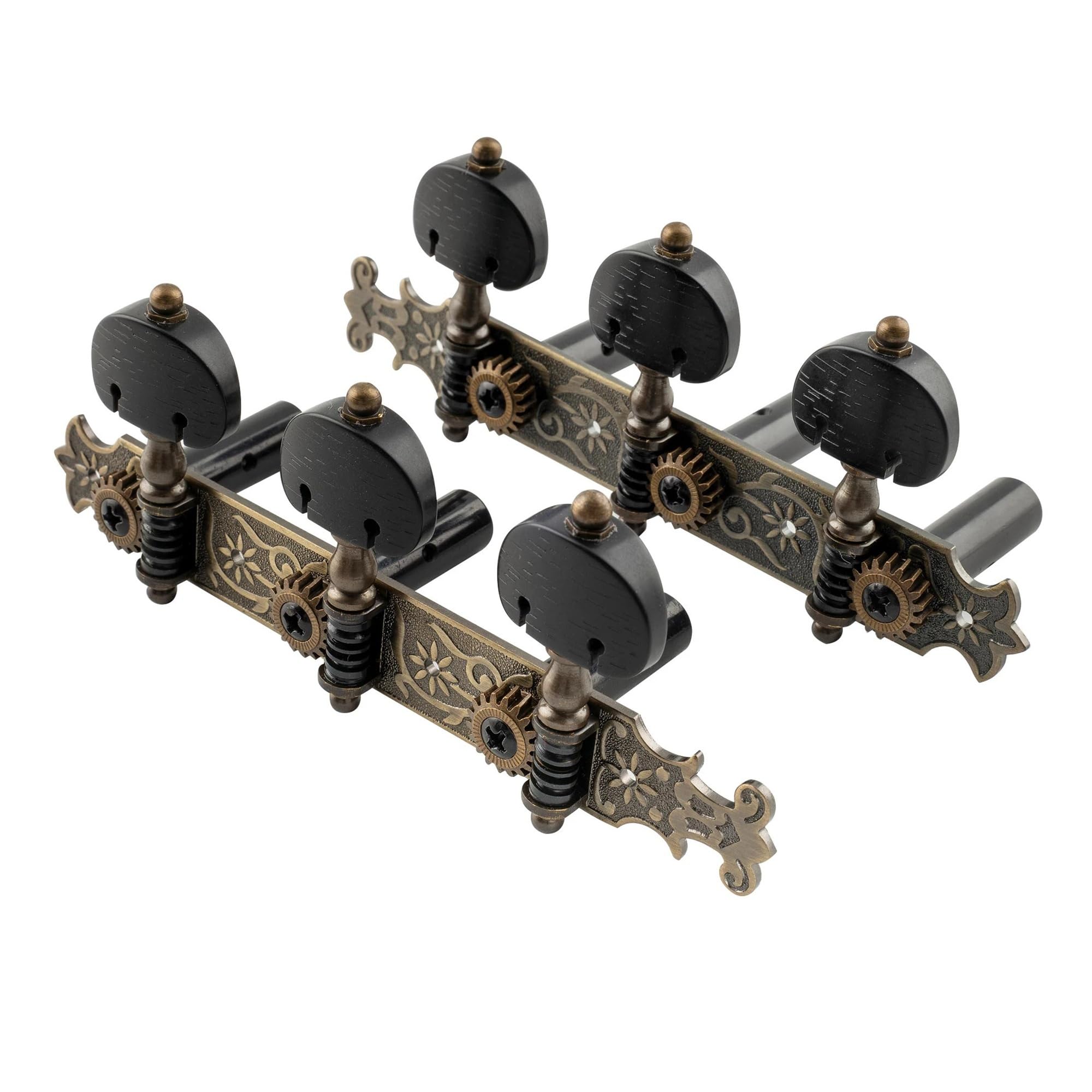 Set di accordatori for chitarra classica stile bouchet 3x3, set di chiavi for accordatura(Antique brass)