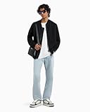 Men's Relaxed Straight Fit Light Blue Denim