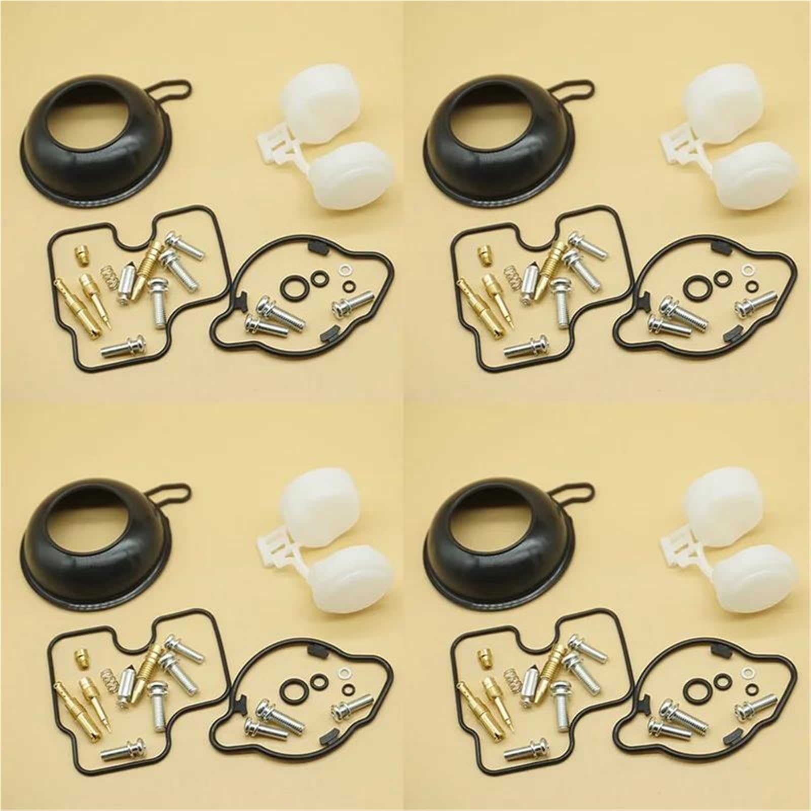 Para CB600F CB600F2 Hornet CB 600F 600F2 Para 1998-2006 Kit De Reparación Carburador Membrana Diafragma Flotador asiento válvula aguja