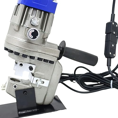 Miniatura 5 de YUEWO Perforadora hidráulica eléctrica, perforadora de metal para placa de acero Placa de hierro Placa de aluminio, Máquina de perforación 14"-45",