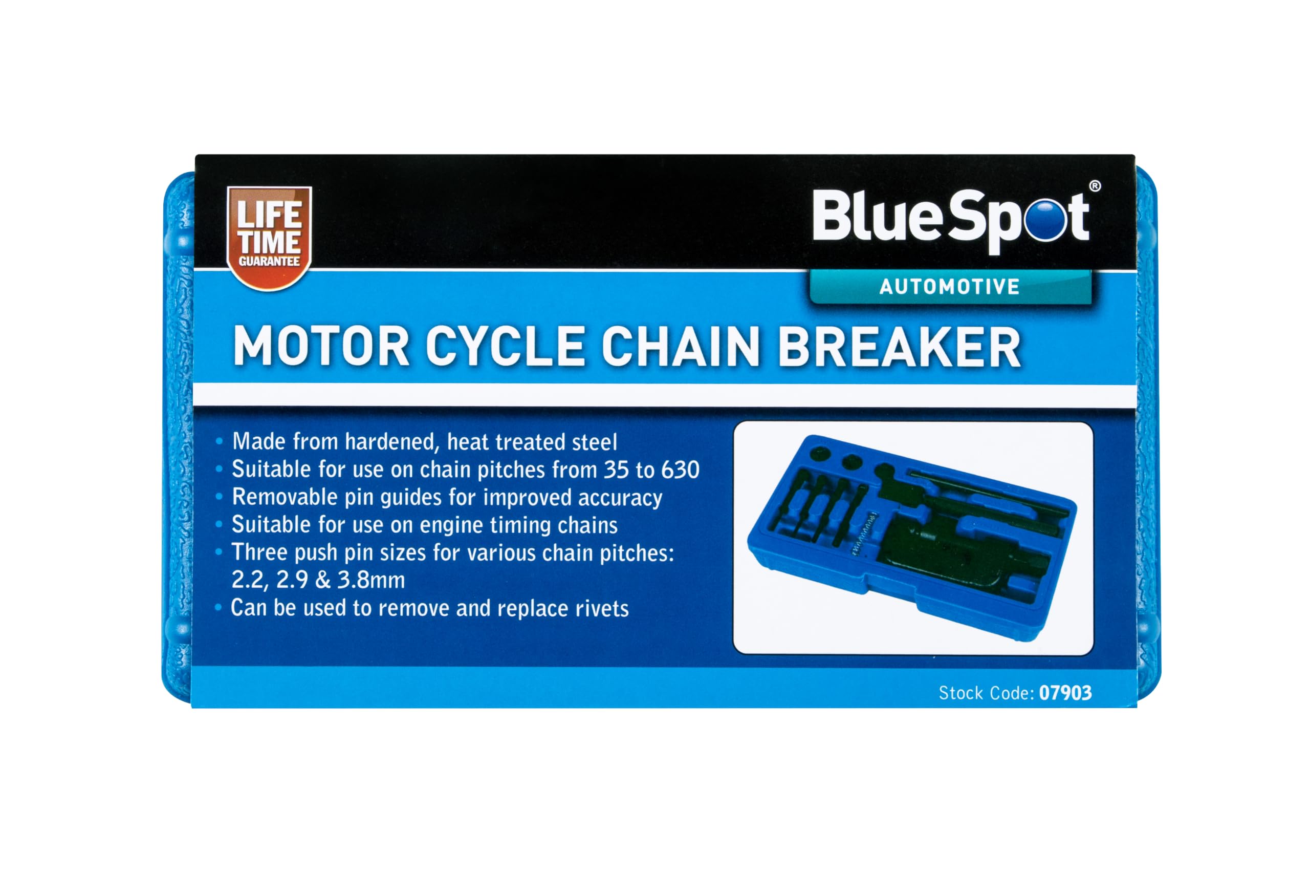 Blue Spot Tools 07903 Motor Cycle Chain Breaker, Black