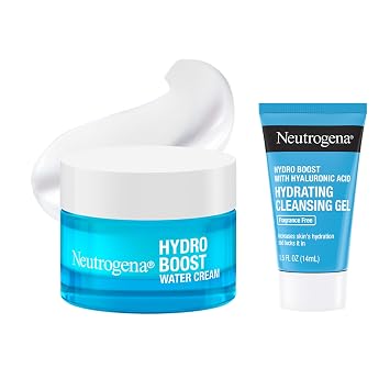 Neutrogena Hydro Boost Water Cream, 1.7 fl. oz + Gel Cleanser, 0.5 fl. oz