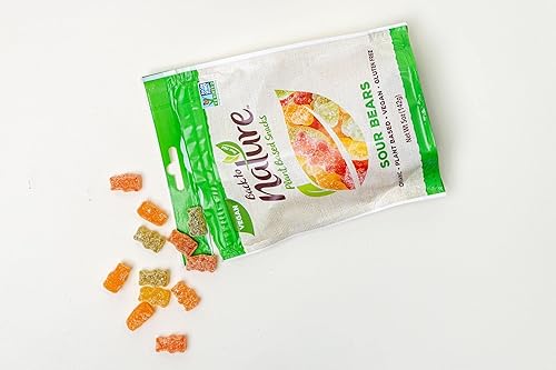 Miniatura 4 de Back To Nature Osos de goma agrios veganos 5 onzas paquete de 6 gomitas agrias veganas dulces saludables dulces orgánicos gomitas naturales sin