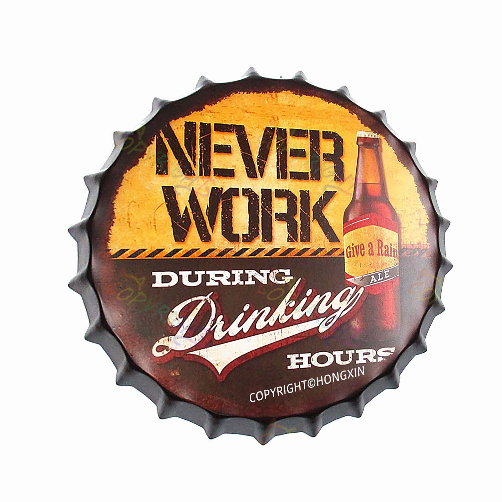 Beer Bottle Caps Vintage Home Decor Drink Motor Oil Car 66 Highway