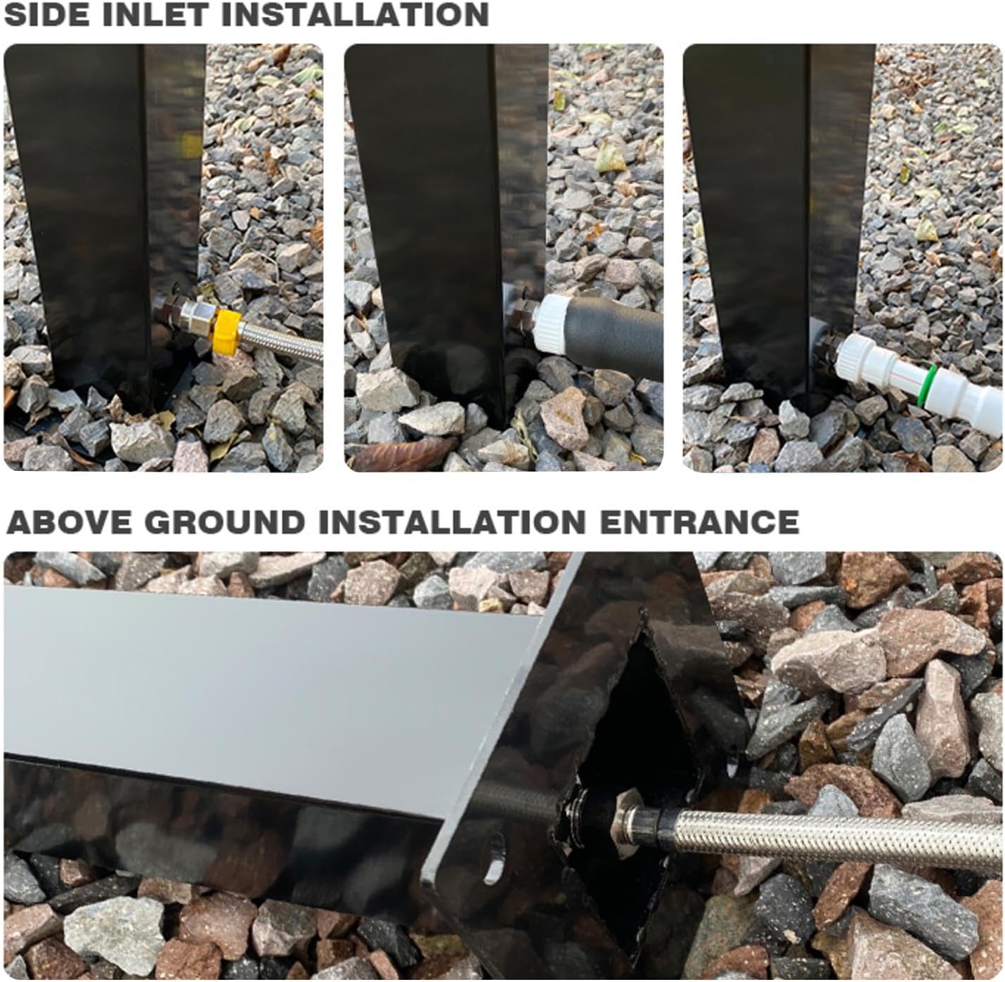 Outdoor Freestanding Water Column Tap with 2 Faucets, Antifreeze Garden Fountain for Efficient Irrigation, Durable Water Supply Solution for Gardens and Lawns