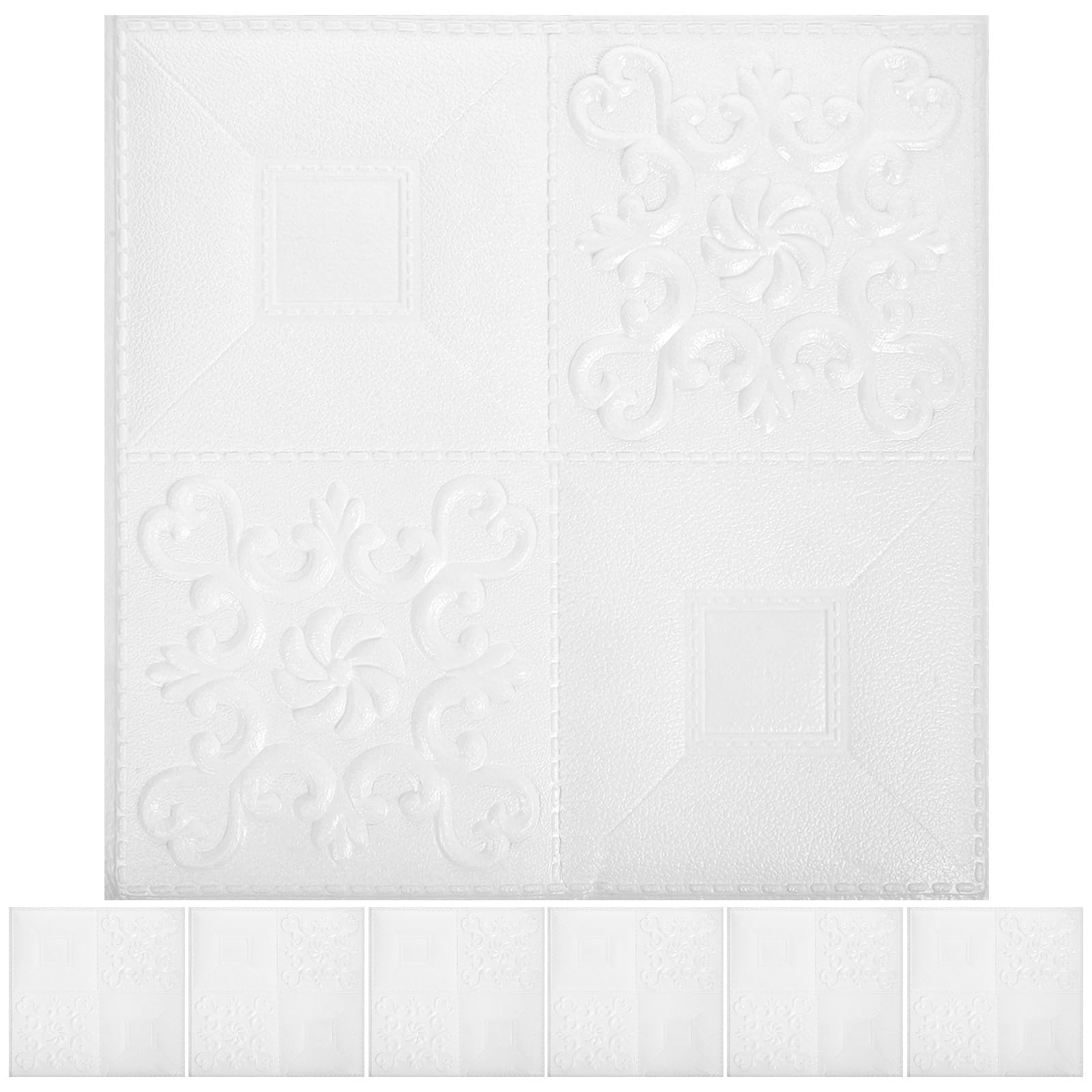 Paneles de pared 3D autoadhesivos papel tapiz de ladrillo para azulejos pelables de cocina