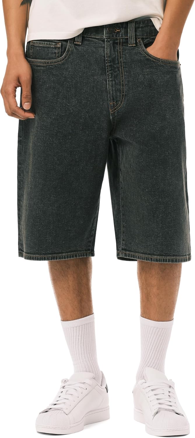 Buffalo David Bitton Men's Loose Fit Mick Denim Short