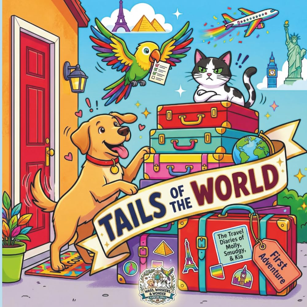 Tails of the World: The Travel Diaries of Molly, Smudgy, & Kia (Wags, Whiskers & Wonder Adventure Series)