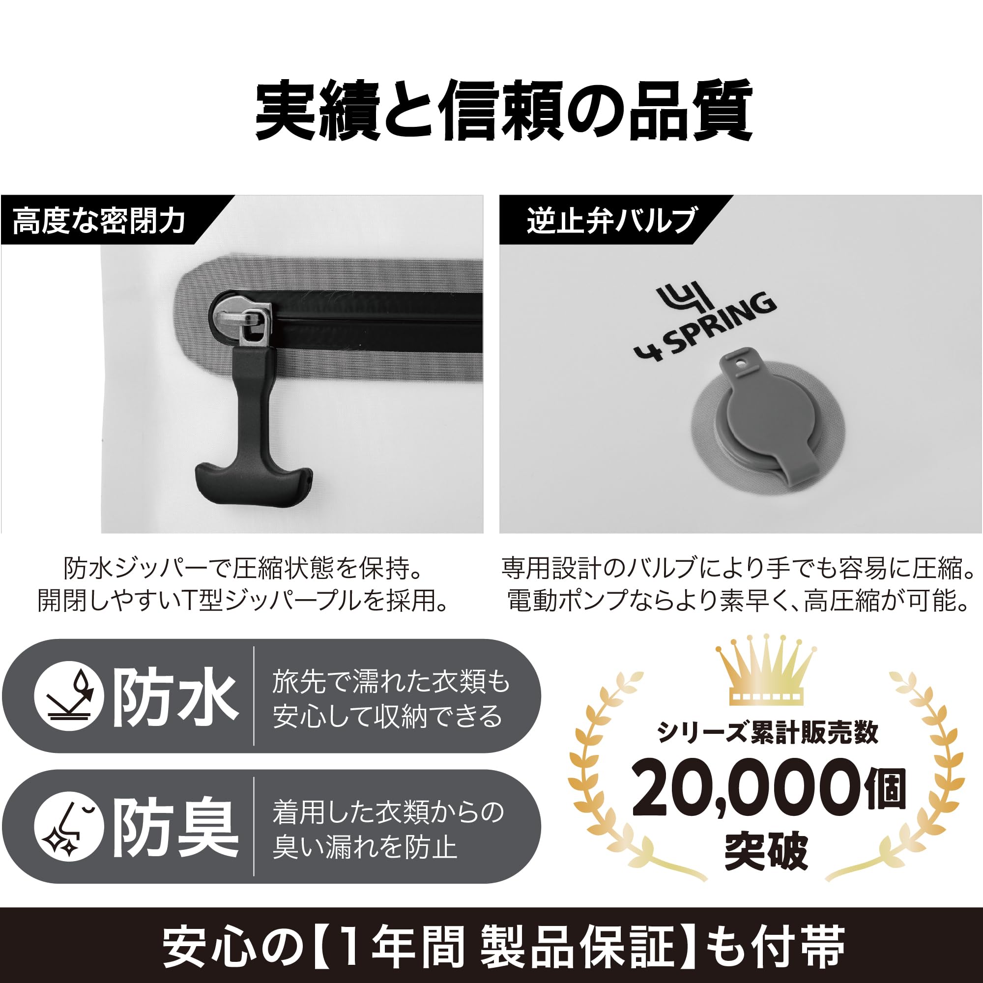 花まる旅行用圧縮トラベルバッグ 旅行用圧縮袋圧縮バッグ圧縮ポンプ付きiOS Amazon.co.jp: 4 SPRING 圧縮袋 旅行 出張 【防水・防臭・防塵