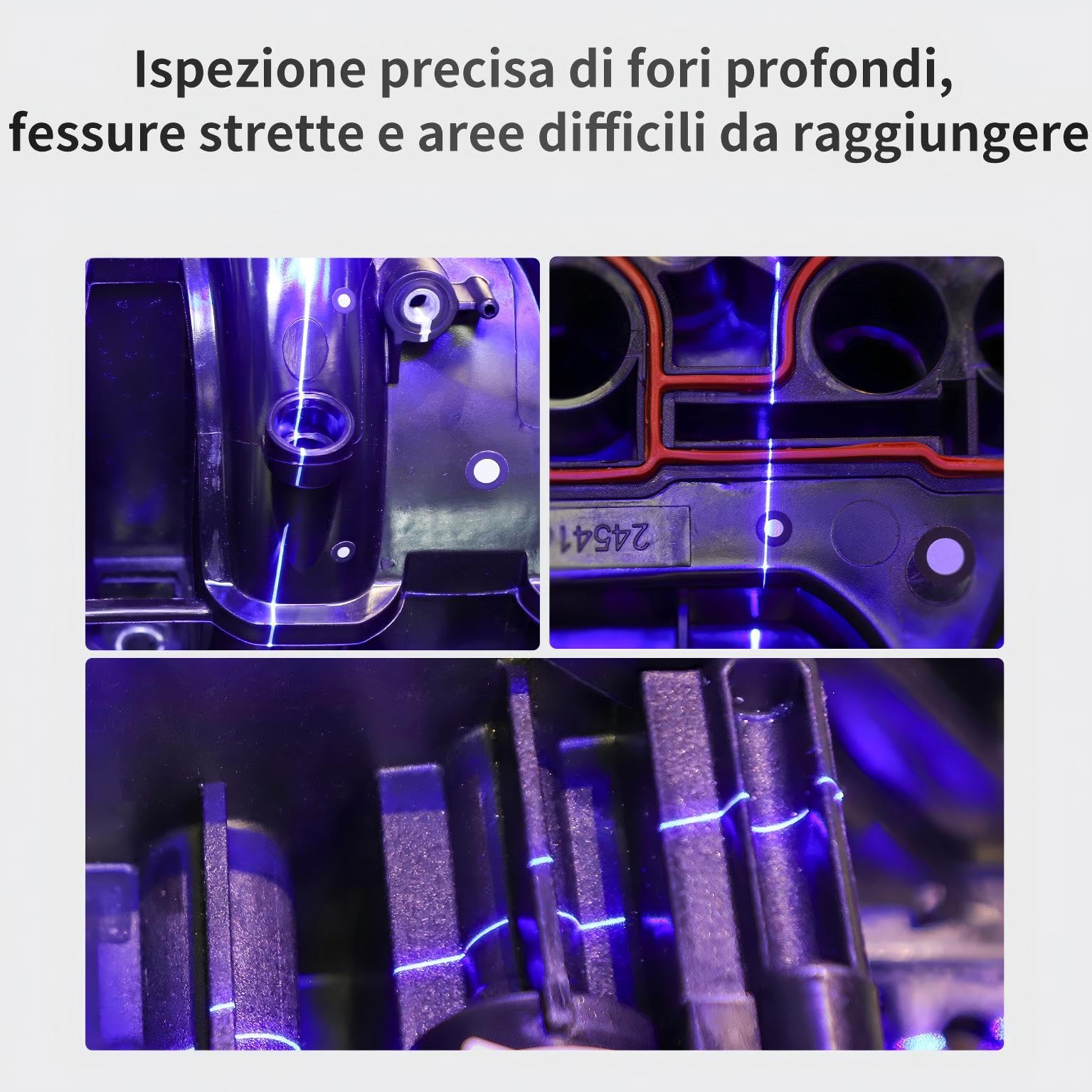 Creality Sermoon S1 Scanner 3D Professionale, Precisione Volumetrica 0.02mm, 90 FPS, 34 Laser Blu + 7 NIR + Luce Strutturata, Oggetti 5mm-4000mm, Ricostruzione 3D con Compatibile CAD/Stampa 3D