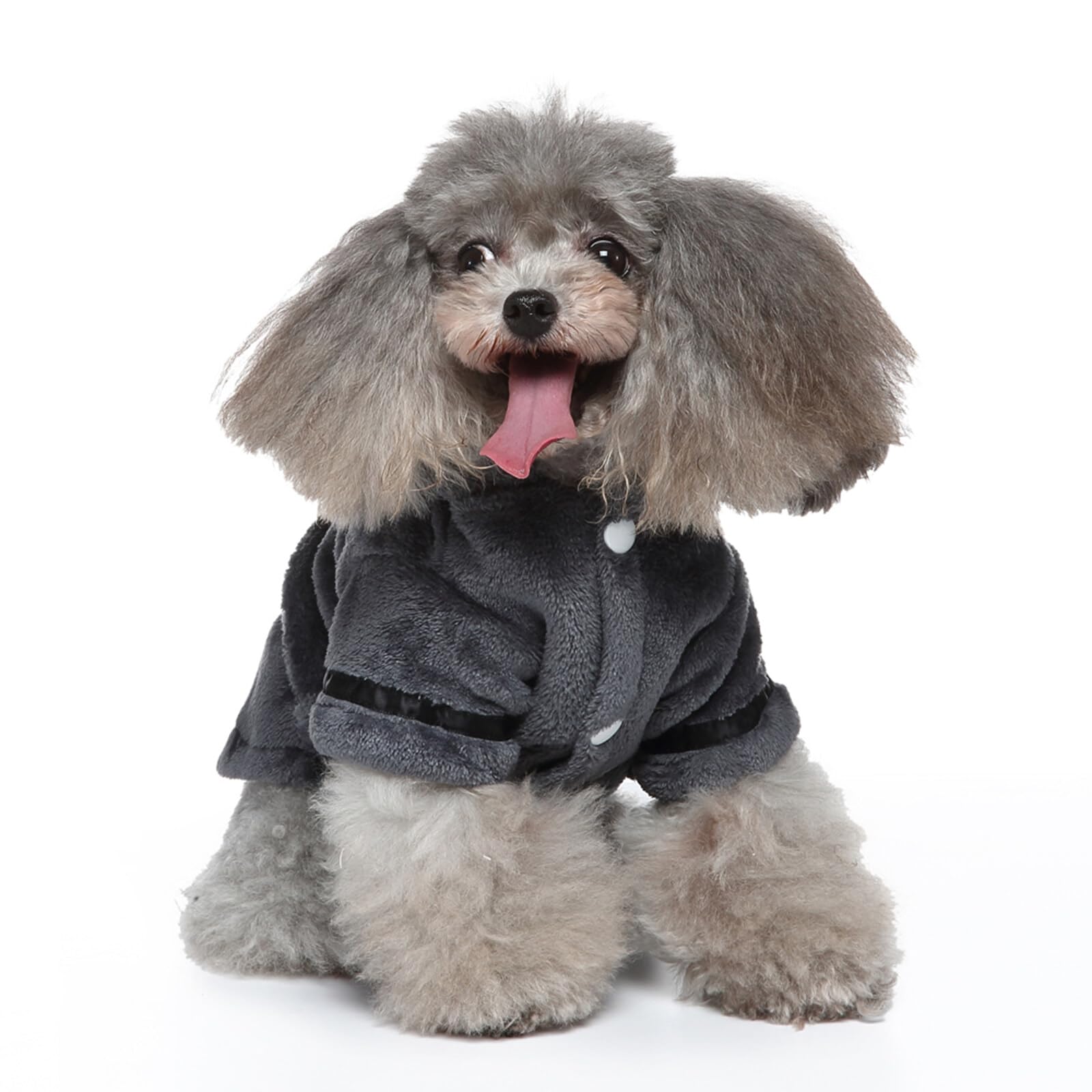 Pet Bathrobe Pajamas Quick Drying Super Absorbent Dog Bathing Robe Pet Dog Bathrobe Robe for Large Medium Small Dogs