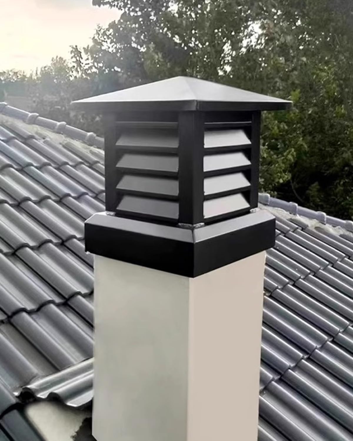 Cubierta de chimenea para chimenea de ladrillo de alta resistencia