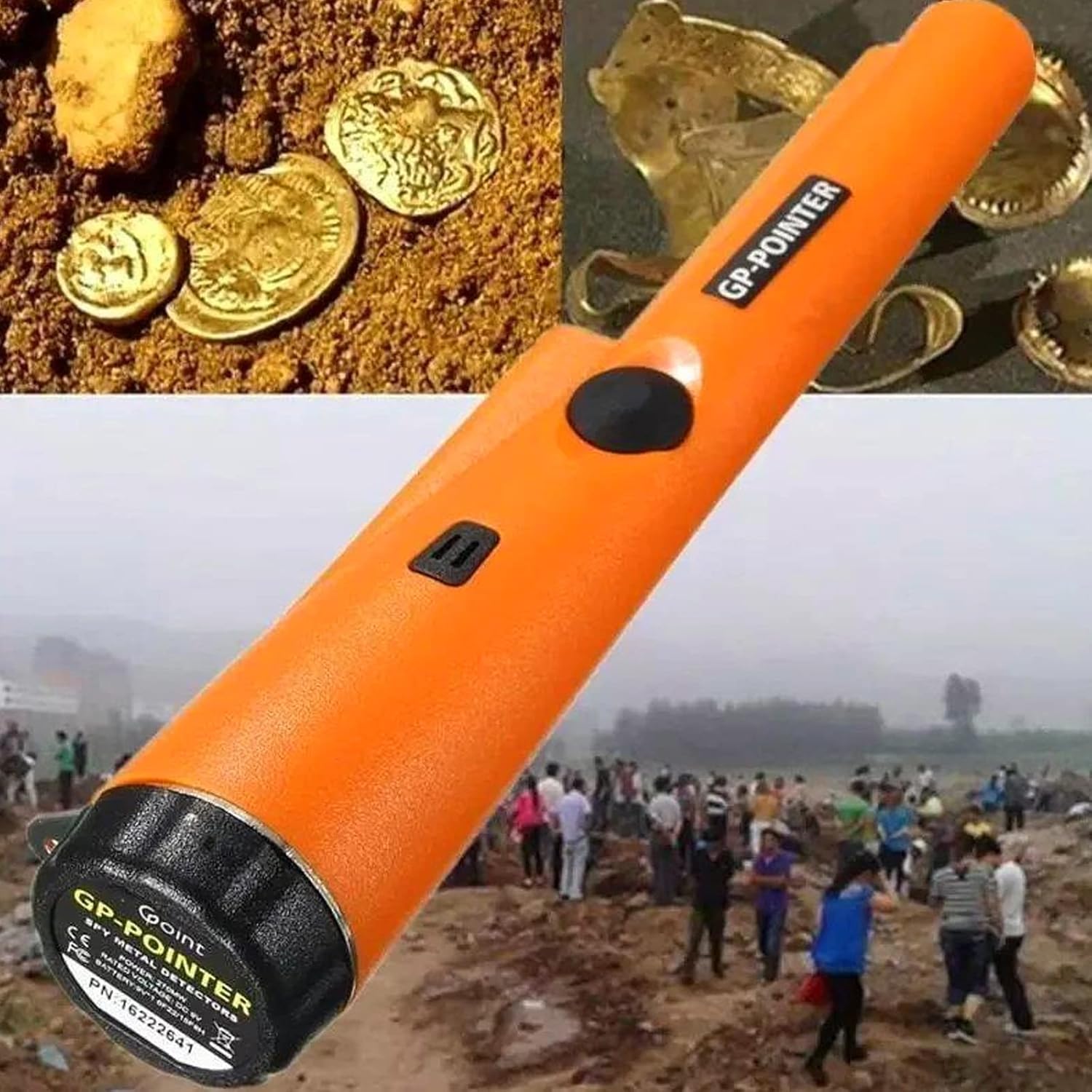 Pointeur Detecteur De Metaux Portable Étanche IP66 Metal Detector Balayage 360°pour Pièce De Monnaie Or Argent Bijoux Métal Orange 10 Pointeur Detecteur De Metaux Portable Étanche IP66 Metal Detector Balayage 360°pour Pièce De Monnaie Or Argent Bijoux Métal Orange -Promos Brico Forte Boutique