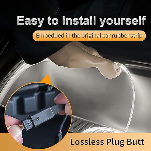 Miniatura 4 de Tira de luz LED Frunk para Tesla Modelo 3 2017 2018 2019 2020 Frunk Barra de luz LED para maletero delantero, accesorios de luces de decoración