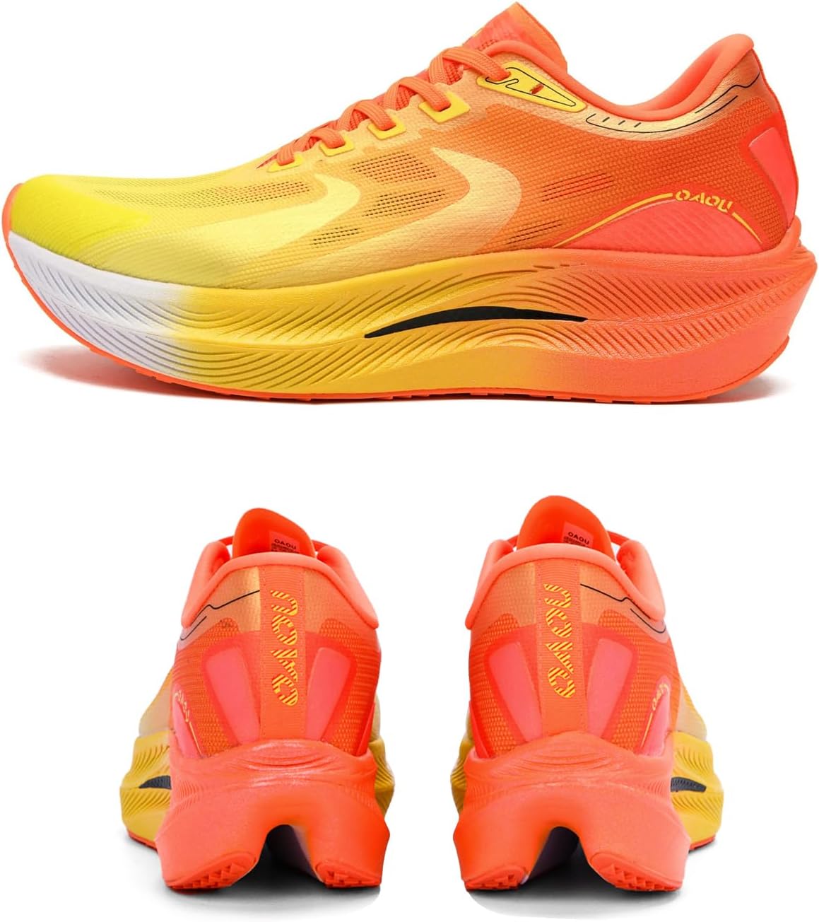 Carbon Plate Marathon Running Racing Shoes Men Stable Support Shock-Relief Ultra-Light TPU Outsole Rebound Sneakers - Image 2