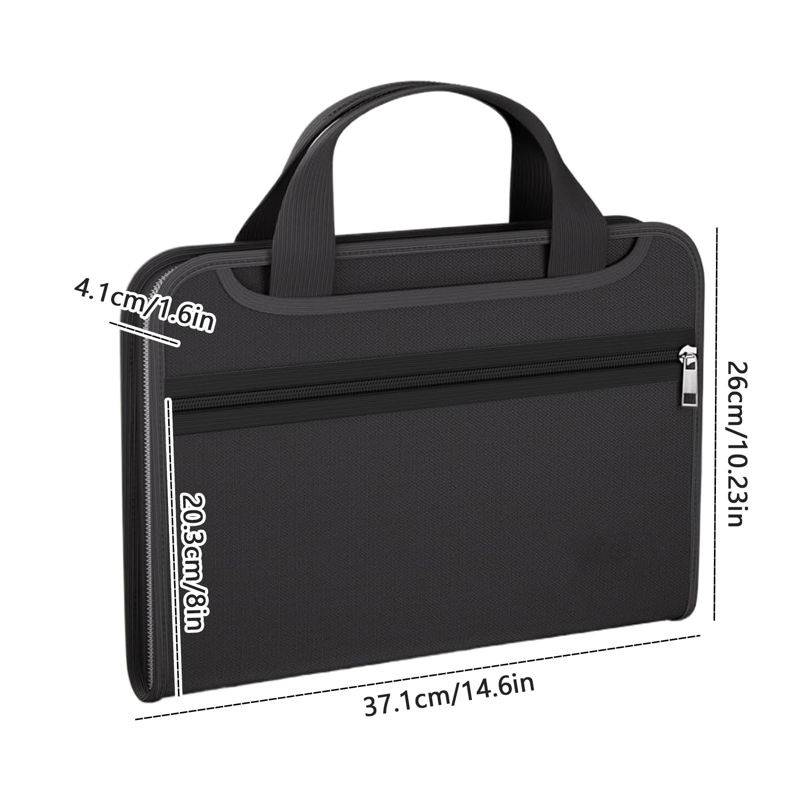 Feuerfestem Dokumentordner, feuerfestem Dokument Organizer Ordner Fireproof | Fire Safe Bag für wichtige Dokumentespeicher, Multi -Taschen mit Griff & Etiketten