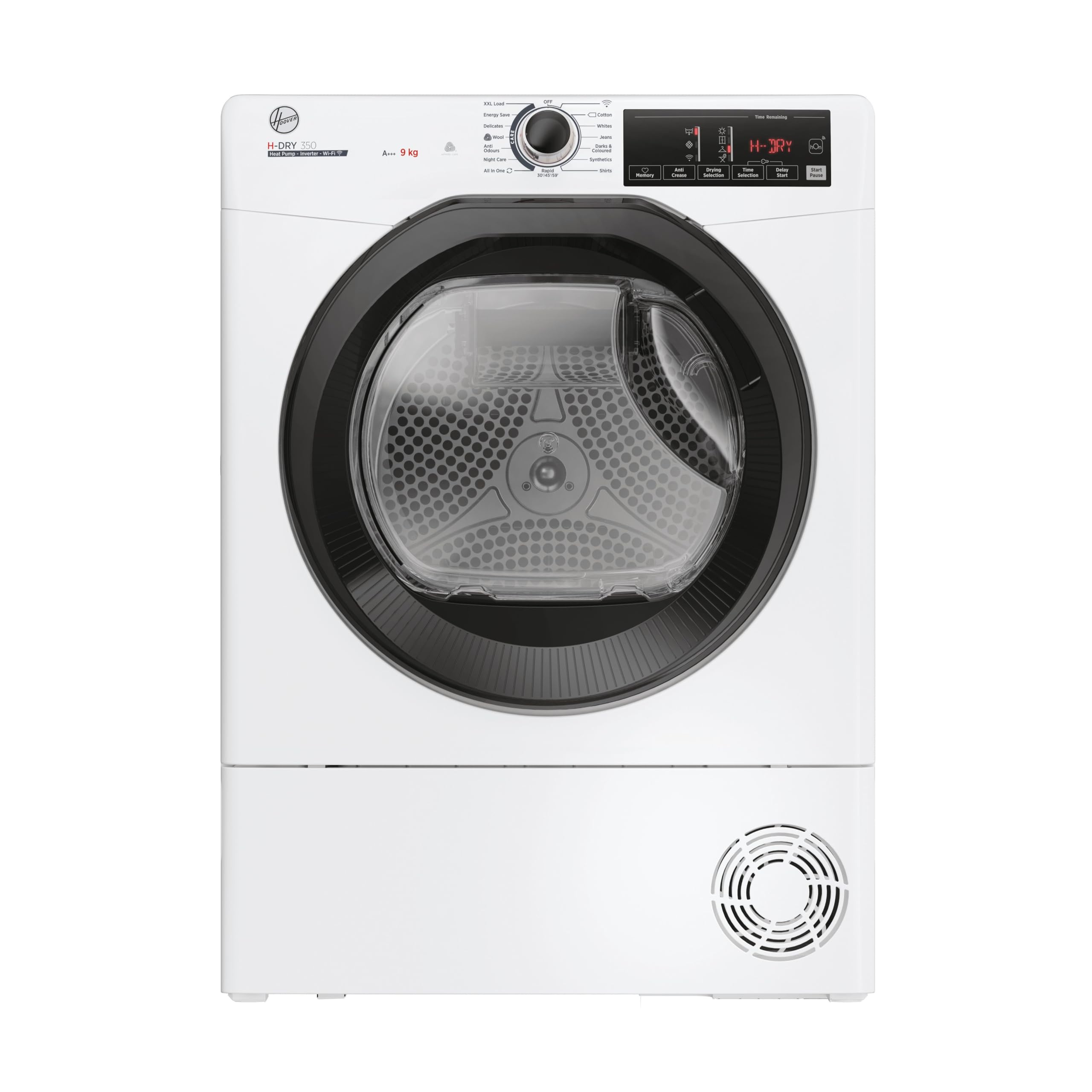 Hoover Hre H9A3Tbe-80/N 9Kg Heat Pump - Black