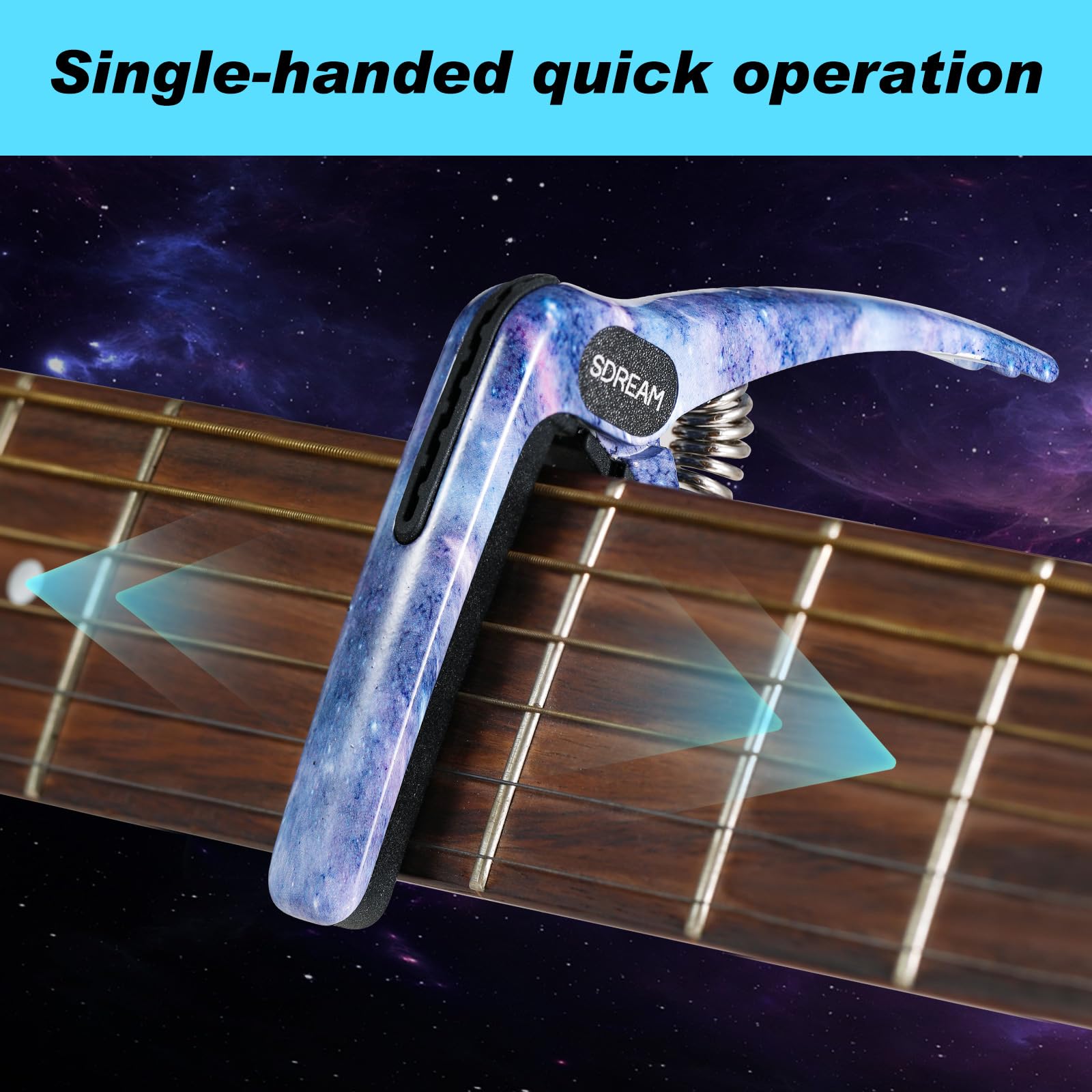 SDREAM Guitar Capo - One Hand Quick Change -7