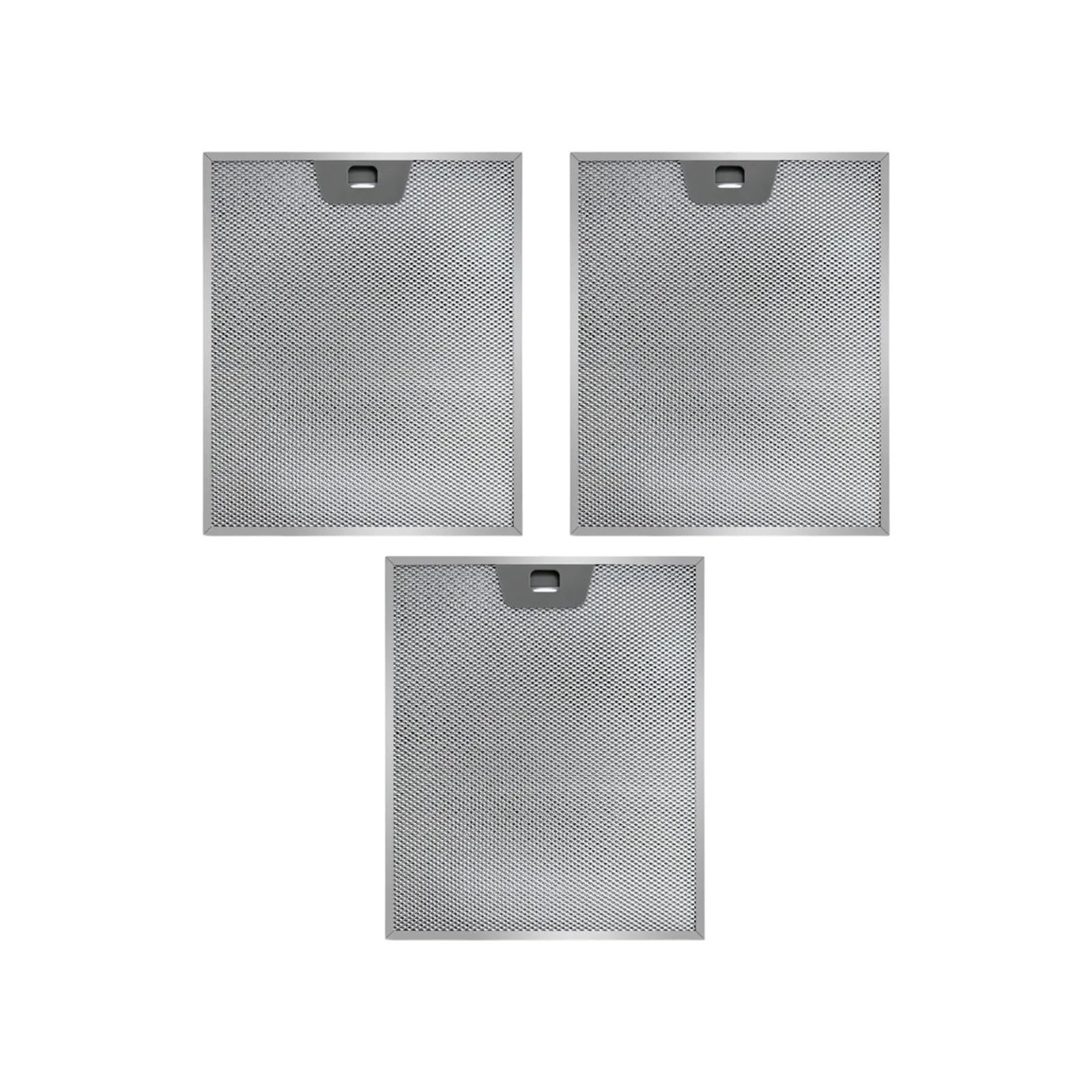 3 X Dunstabzugshauben-Fettfilter Aus Aluminium, Kompatibel Mit GE, JVW5361EJ1ES Mesh Kitchen Vent Gadget Ersatz-Dunstabzugshaubenfilter