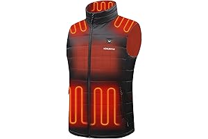 Unisex Heated Puffer Vest for Warmth and Comfort