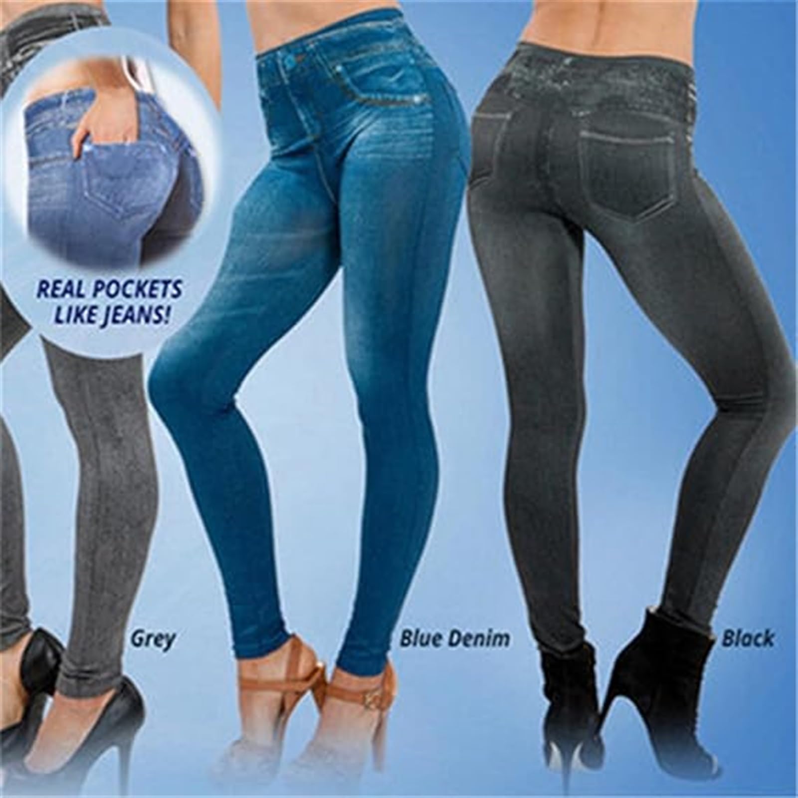 Fleece gevoerde jeans voor dames, winter, fleece, gevoerd