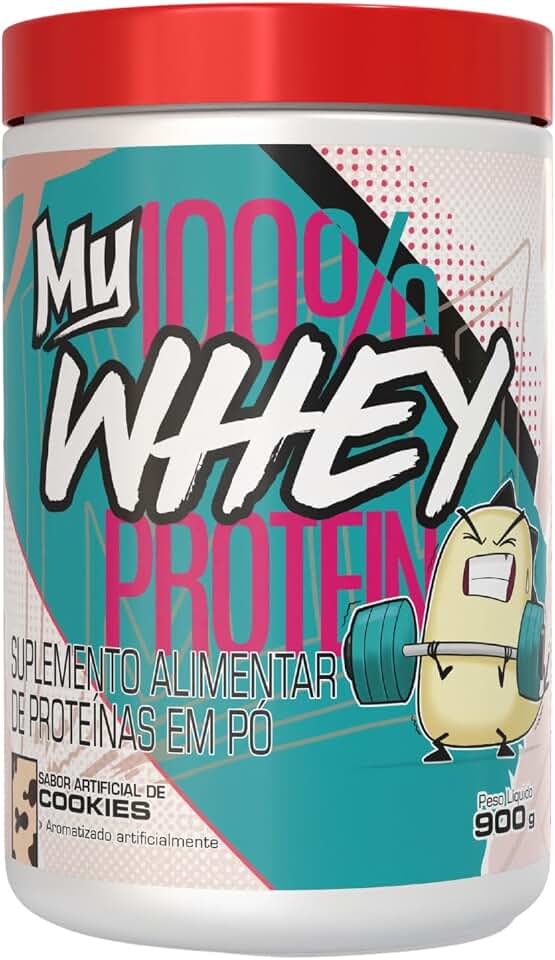 My 100% Whey Protein Concentrado Cookies & Cream 900g - My Suplementos