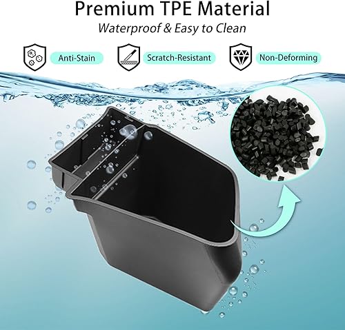 Miniatura 7 de Contenedores de almacenamiento para maletero, organizador de maletero diseñado para Tesla Model Y Juniper 2025 2026, 5 plazas, 2 cajas de