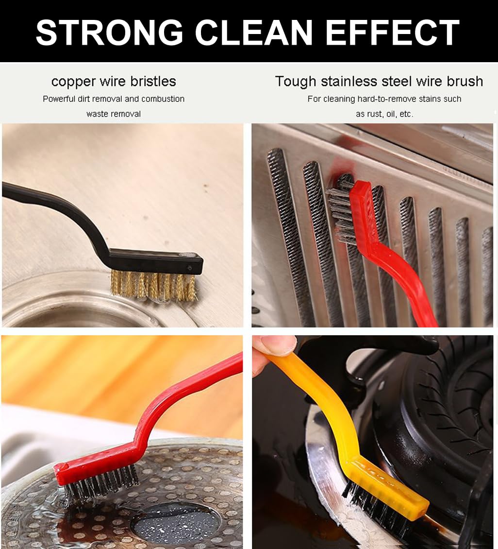 Snapklik.com : SUJAYU 3 Pack Rust Remover, Small Wire Brush, Brass ...