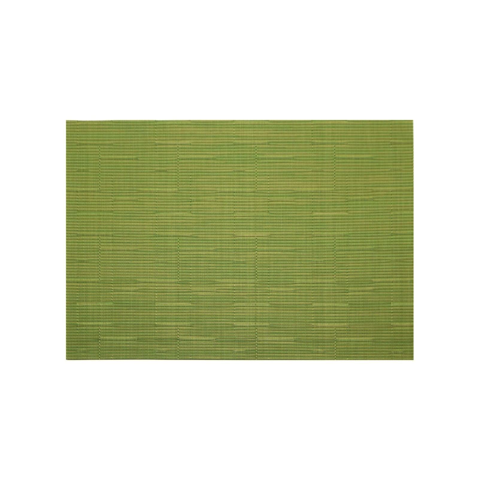 Platzdeckchen Abwaschbar 10er Set, 45 x 30 cm Tisch Platzset Rechteck 70% PVC+30% PET Grün, Einfarbig mit Rechteck