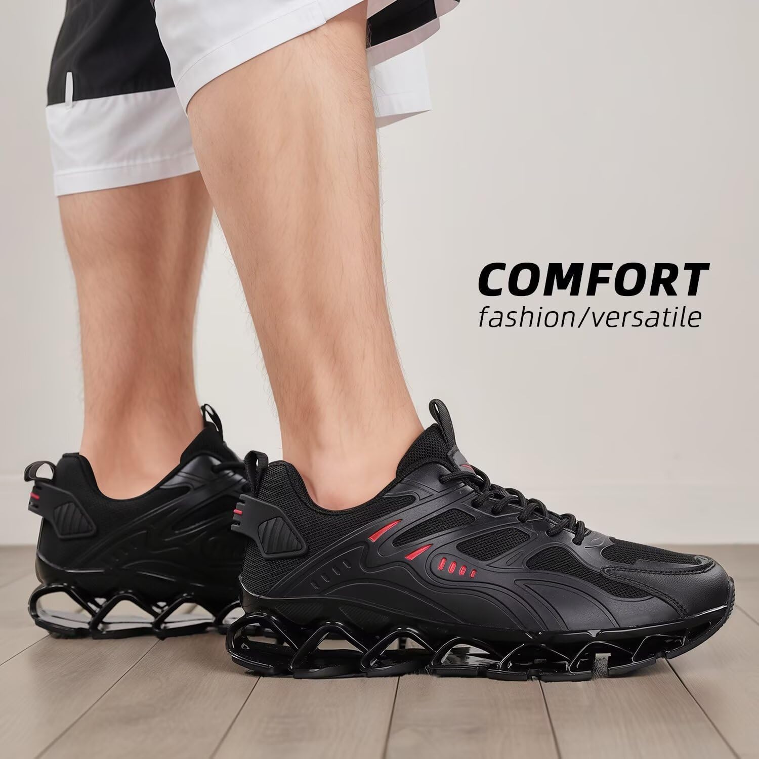 Mens Walking Shoes Blade Fashion Sneakers Casual Lace up Tennis Running Athletic Sport Trainers Zapatillas para Hombre - Image 2