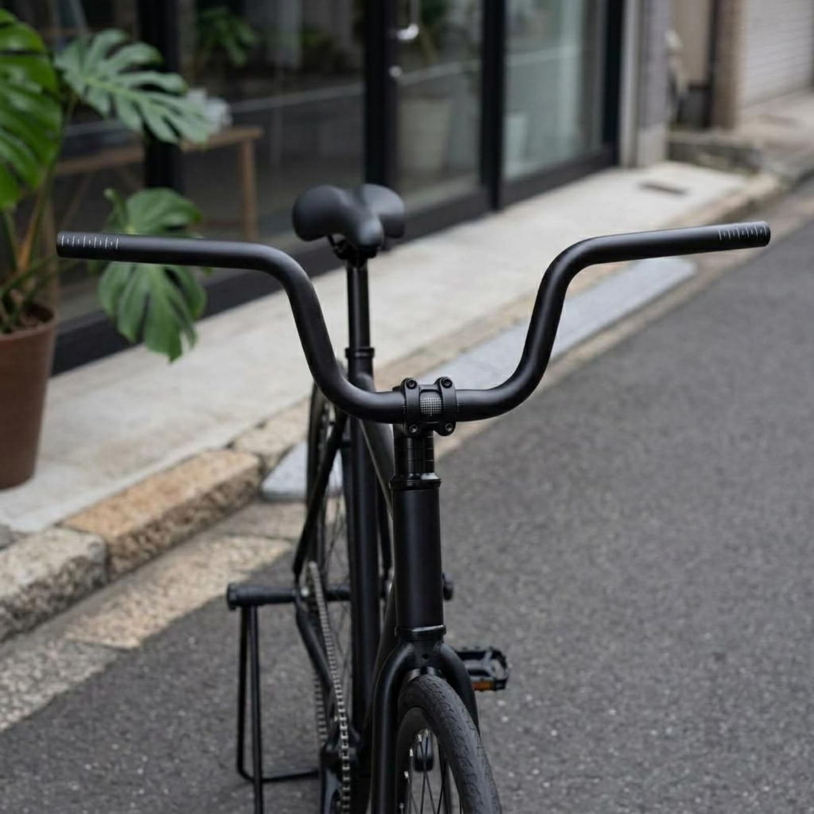 Gralara 2 Pezzi Manubrio Pieghevole Rialzato Resistente Manubrio Bici in Alluminio Facile da Montare per Bambini, Altezza 120mm