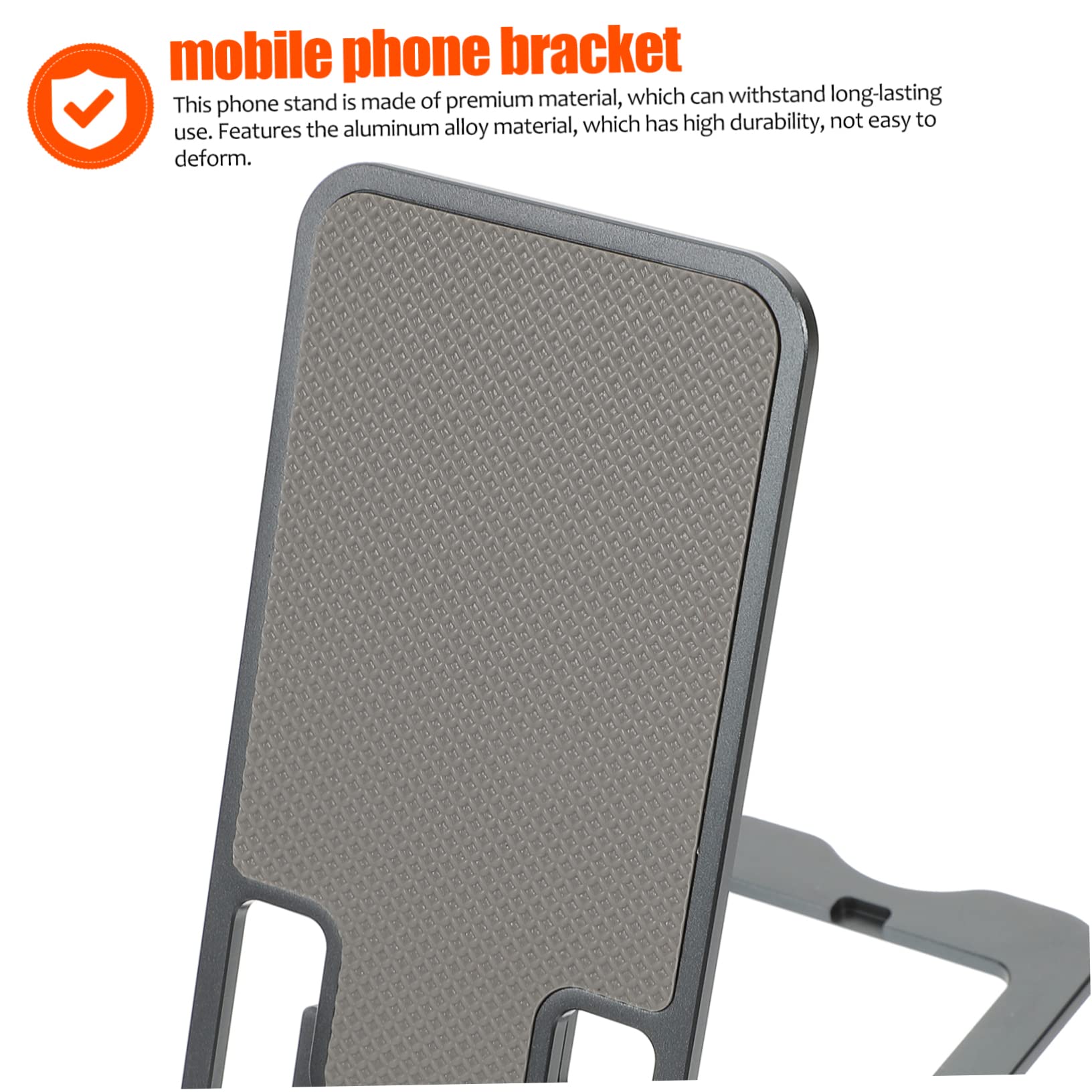 ABOOFAN 3pezzi Supporto Telefonico Regolabile Lega Di Alluminio Per Scrivania Supporto Ergonomico Per Smartphone e Tablet Base Stabile e Antiscivolo Per Protezione Da Graffi