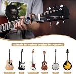 AARVI Guitar Capo 6-String for Acoustic & Electric Guitars - Universal Clamp with 4 Premium Picks - Compatible with Ukulele, Banjo, Mandolin(Rosewood+Black)