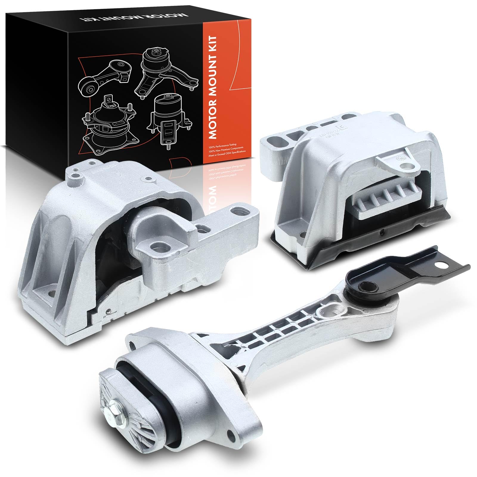 Frankberg 2 soportes de motor + 1 soporte de transmisión | 1J0199262BF; Compatible con: Nuevo Beetle 1C1 9C1, A3 8L1, B.o.r.a 1J2, Golf IV Variante 1J5, O.c.t.a.v.i.a I 1U2