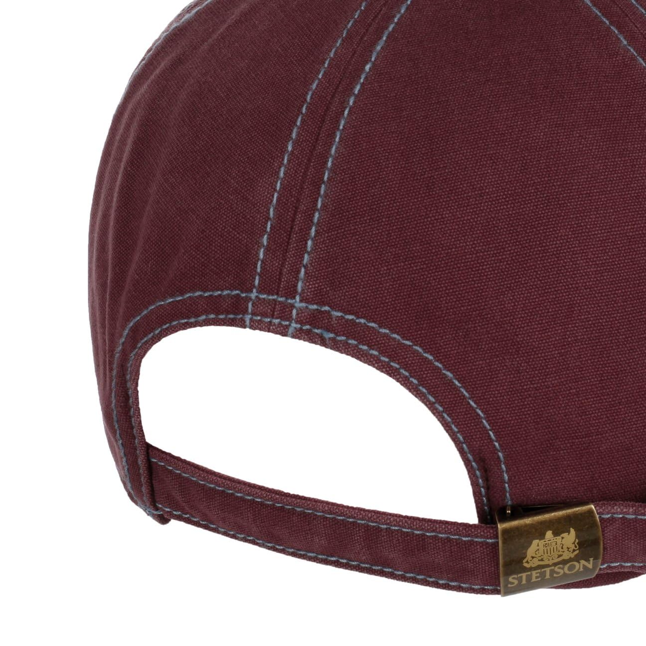 Stetson Tricolour Vintage Distressed Cap 6 Panel Strapback Damen und Herren Sommer Winter