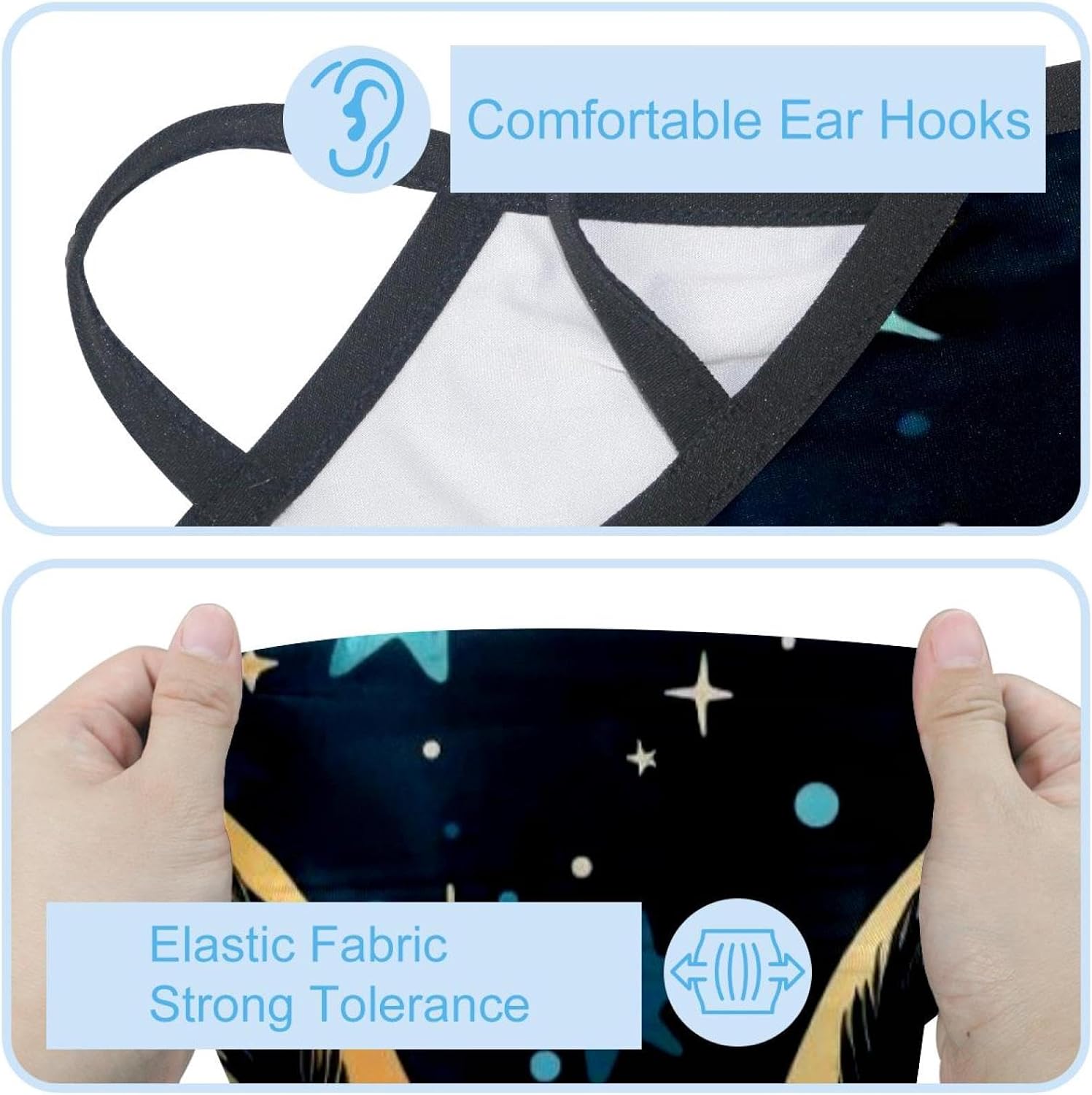 4 Pieces Shepherd Dog Balaclava Ski Mask, Motorcycle UV Protector Scarf, Summer Cooling Neck Gaiter for Men/Women