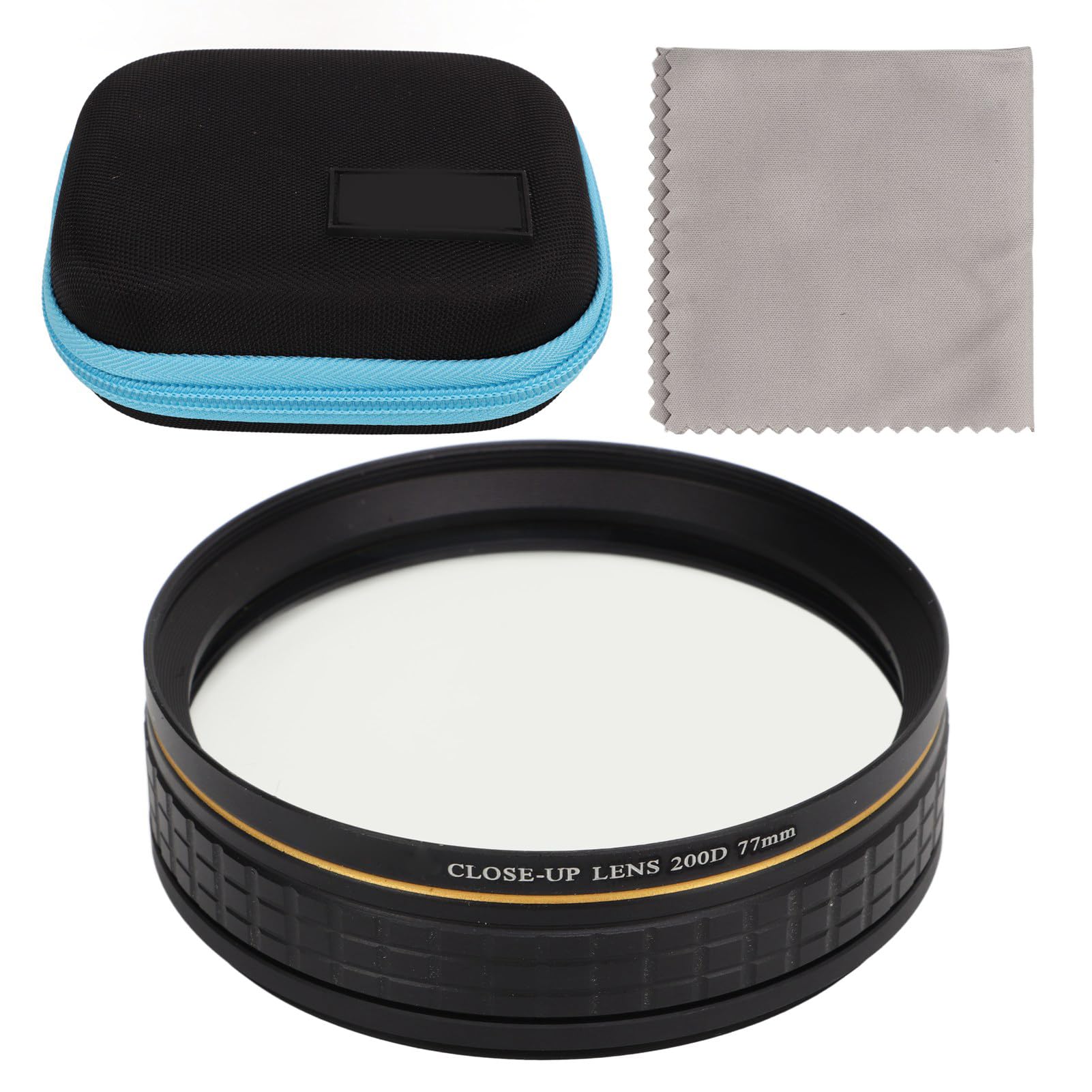 Cryfokt Lente Macro Ravvicinata da 58 Mm, Filtro in Vetro Ottico Acromatico di Fascia Alta per Fiori, Insetti, Fotografia di Gioielli, Kit Filtri Ravvicinati a Distanza di Lavoro Estesa con (lava)