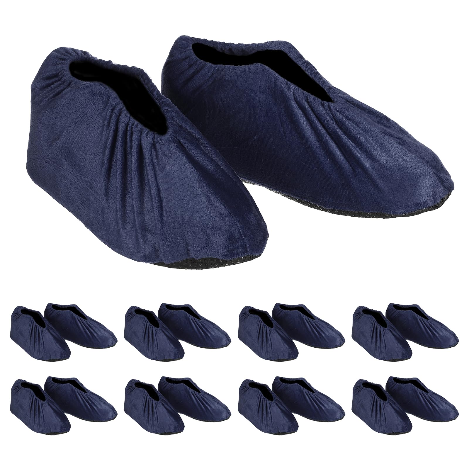 PATIKIL Couvre-chaussures réutilisables et antidérapants lavables pour la maison, le bureau, l'intérieur et le sol