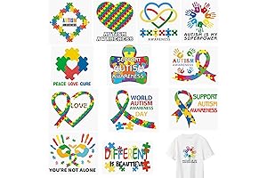 Autism Awareness Iron-On Stickers