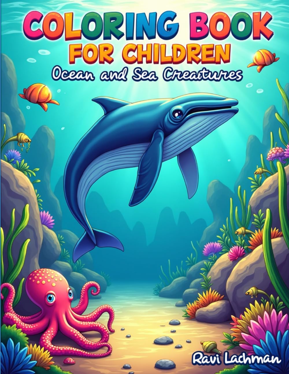 Ocean and Sea Creatures Coloring Book
