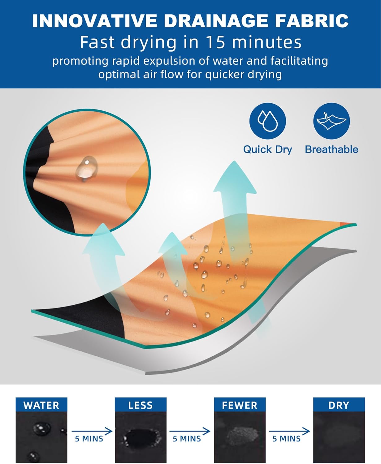 SURF CUZ Volley Shorts Swimming Trunks Quick Dry Swim Shorts - Image 4