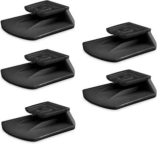 Juego de cinco clips de soporte genérico compatible con Telepass Slim y compatible con MooneyGo. Disponible en 6 colores (Negro)