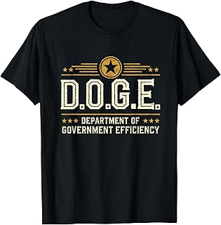 Doge Meme D.O.G.E. 政府効率省 Tシャツ