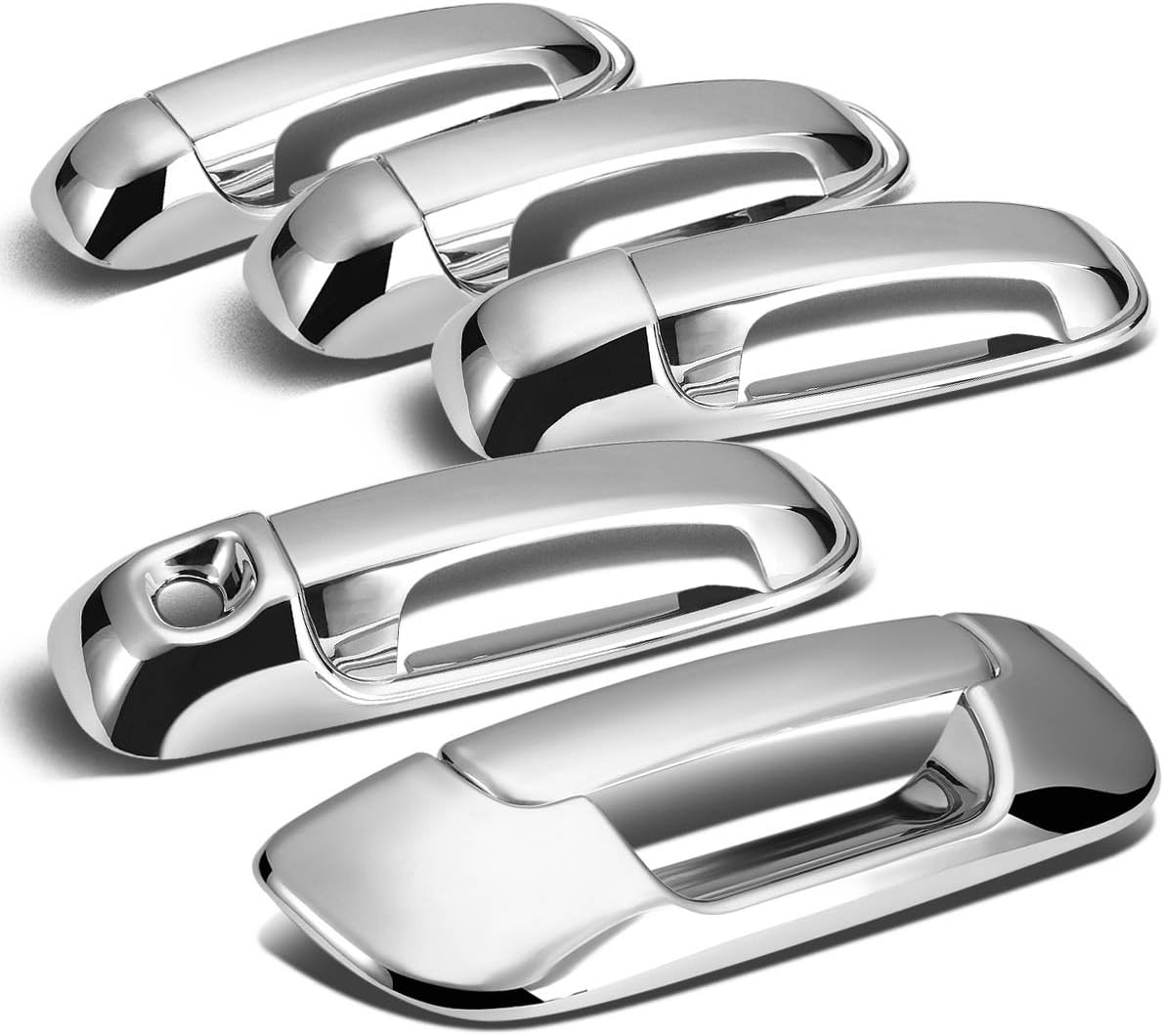 Tailgate + Door Handle Cover (Chrome) For 2002- 2008 Dodge Ram 4DR