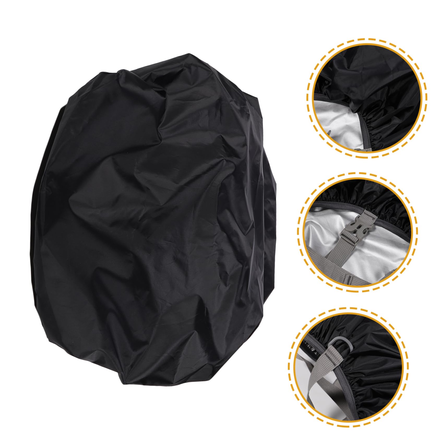 ifundom 1Set Backpack Rain Cover Outdoor Protector with Storage Bag for Hiking Camping and Biking Durable Compact and Easy to Carry